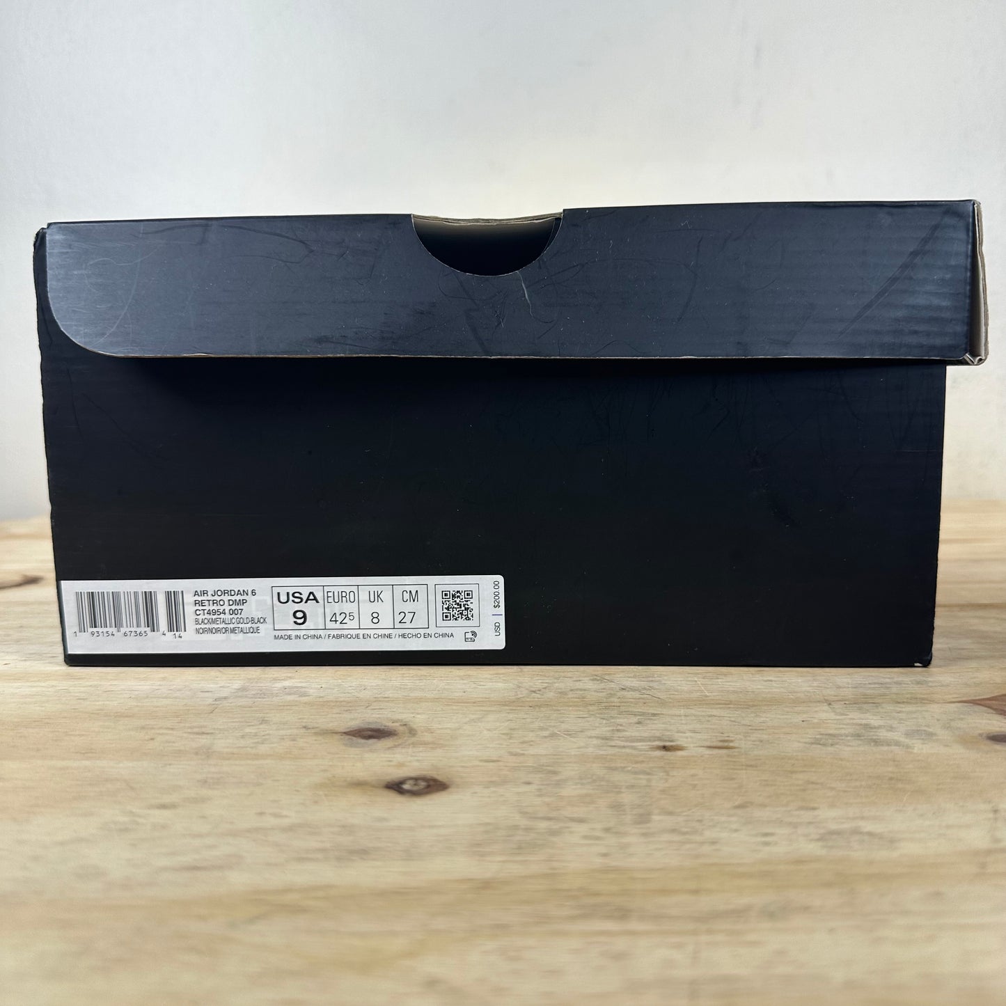 Air Jordan 6 DMP (2020) Sz 9 DS