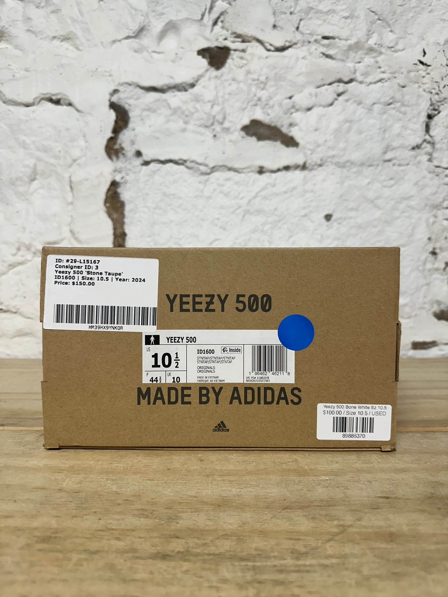 Yeezy 500 Bone White Sz 10.5