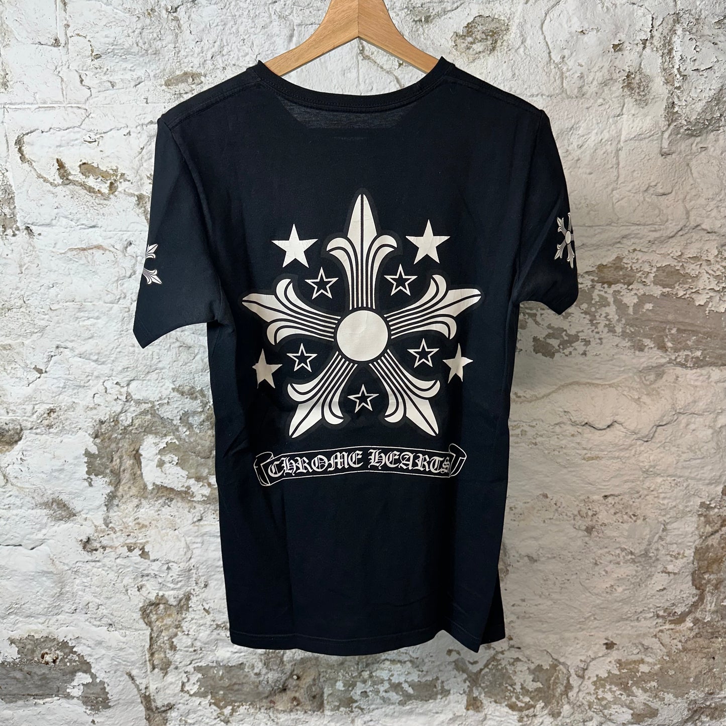Chrome Hearts Ninja Star T-shirt Black Sz S