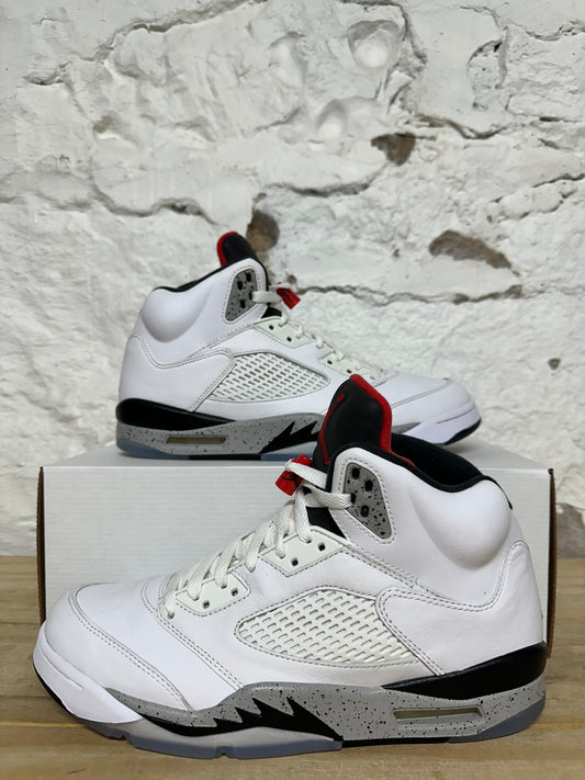 Air Jordan 5 White Cement Sz 10