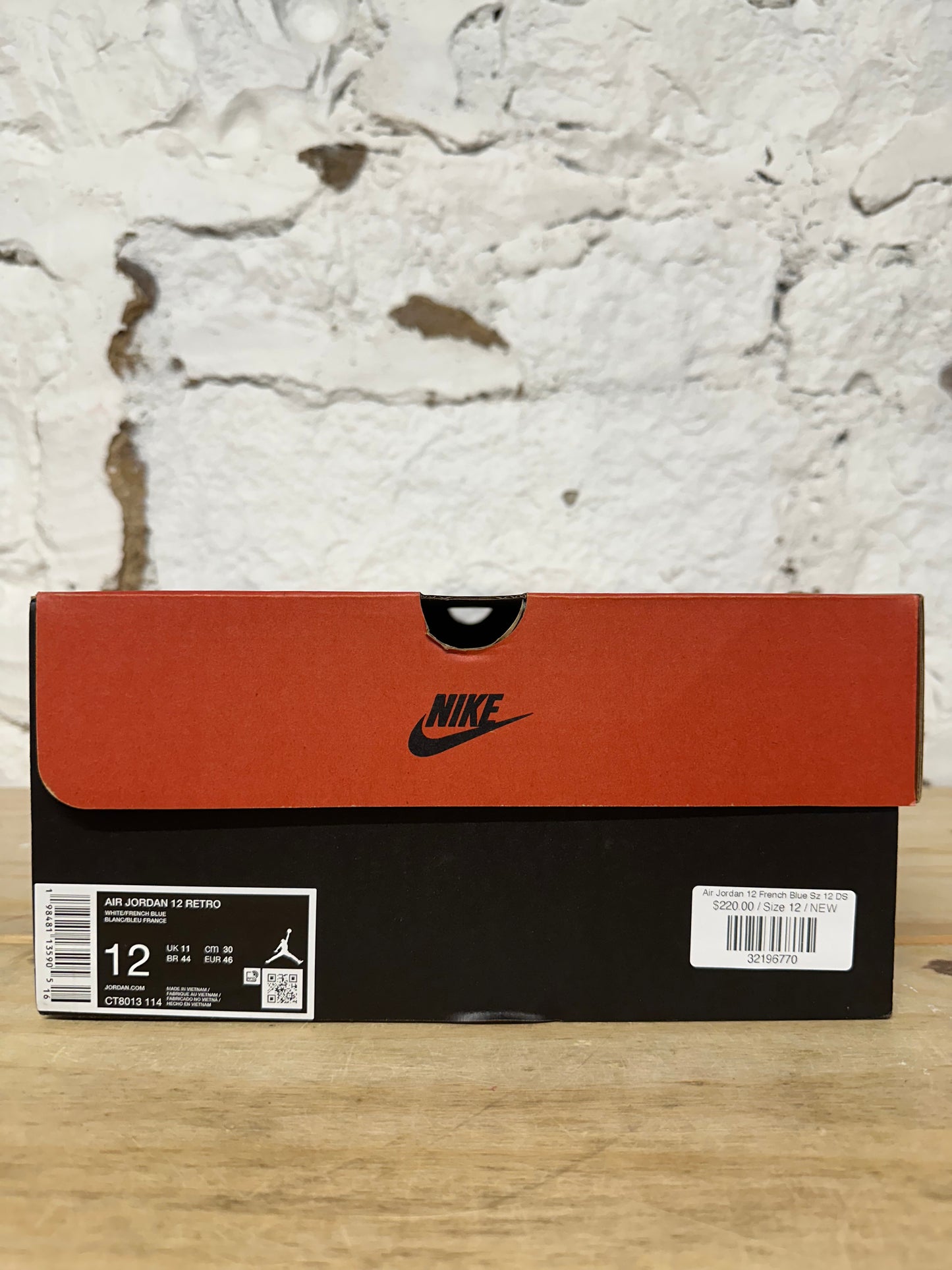 Air Jordan 12 French Blue Sz 12 DS