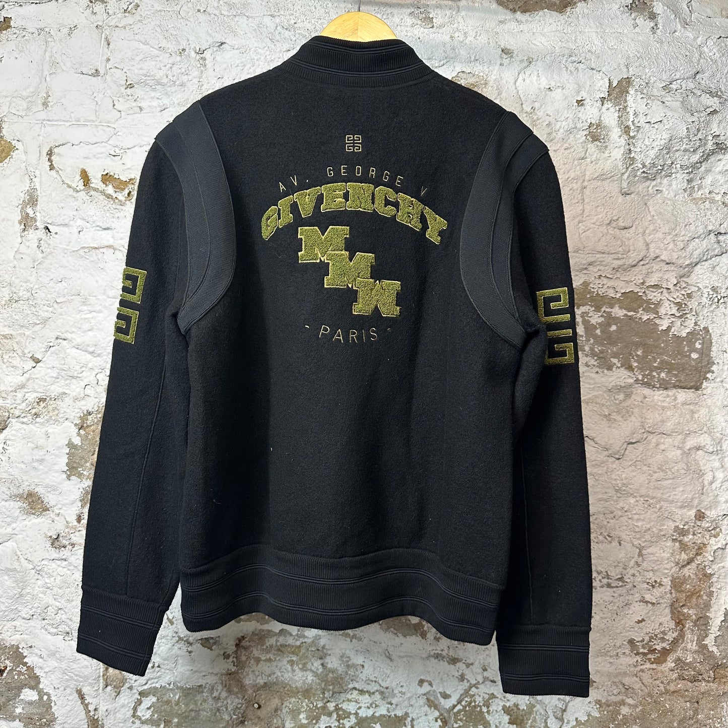 Givenchy 4G Wool Bomber Jacket Black Sz L