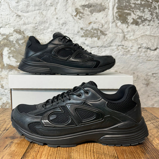 Dior B30 Triple Black Countdown Sneaker Sz 11 (44)