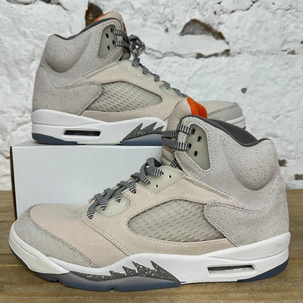Air Jordan 5 Craft Light Orewood Brown Sz 13