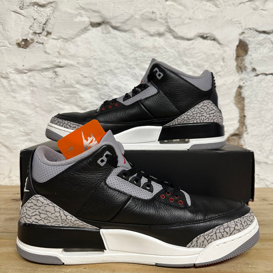 Air Jordan 3 Black Cement (2024) Sz 12