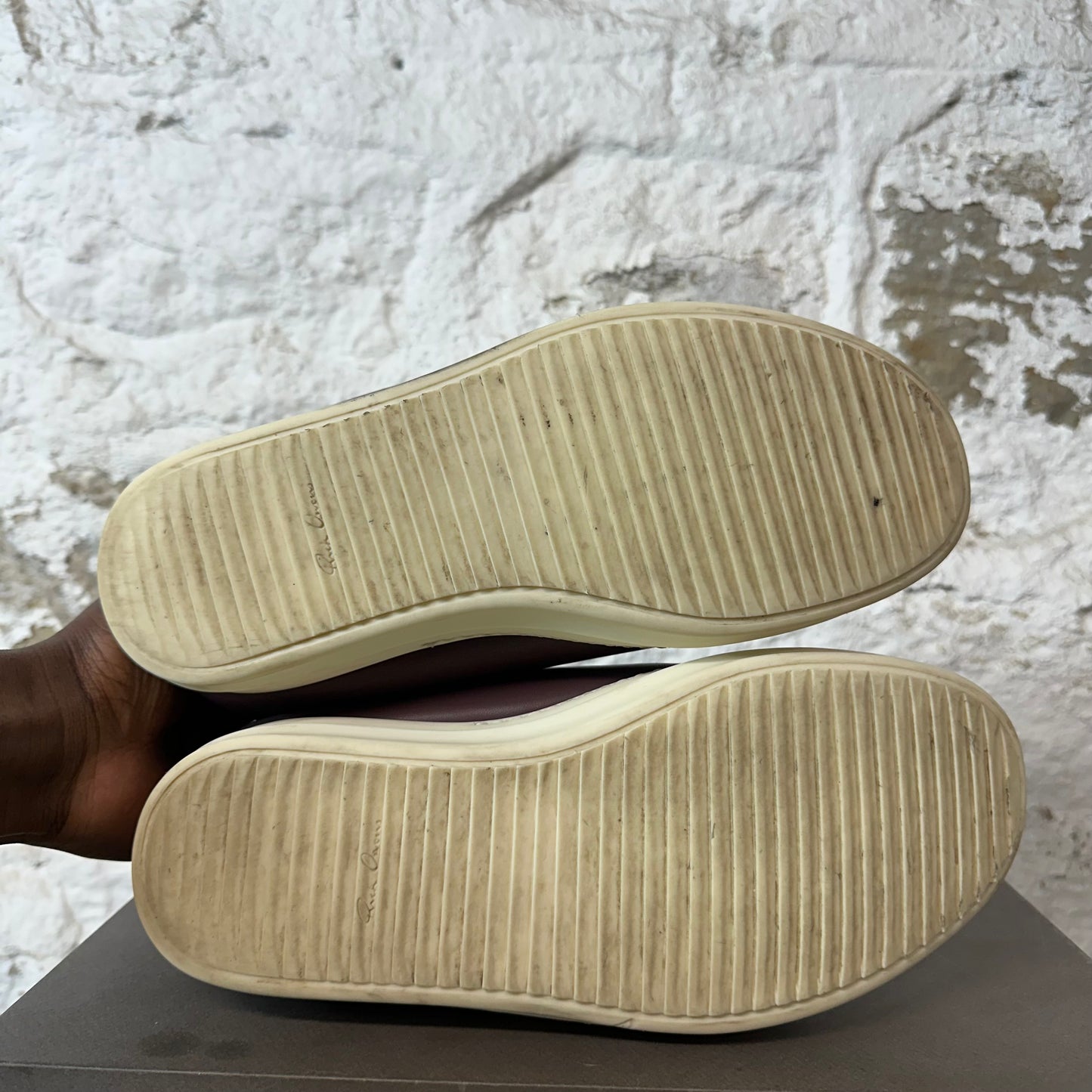 Rick Owens Jumbo Lace Puffer Purple Sneaker Sz 6.5 (39.5)