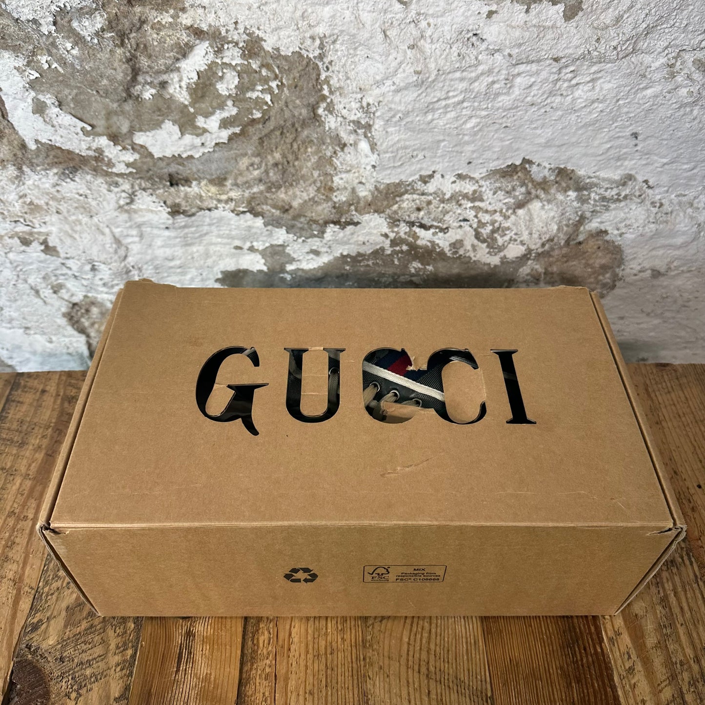 Gucci Tennis 1977 Grey Monogram Sneaker Sz 7