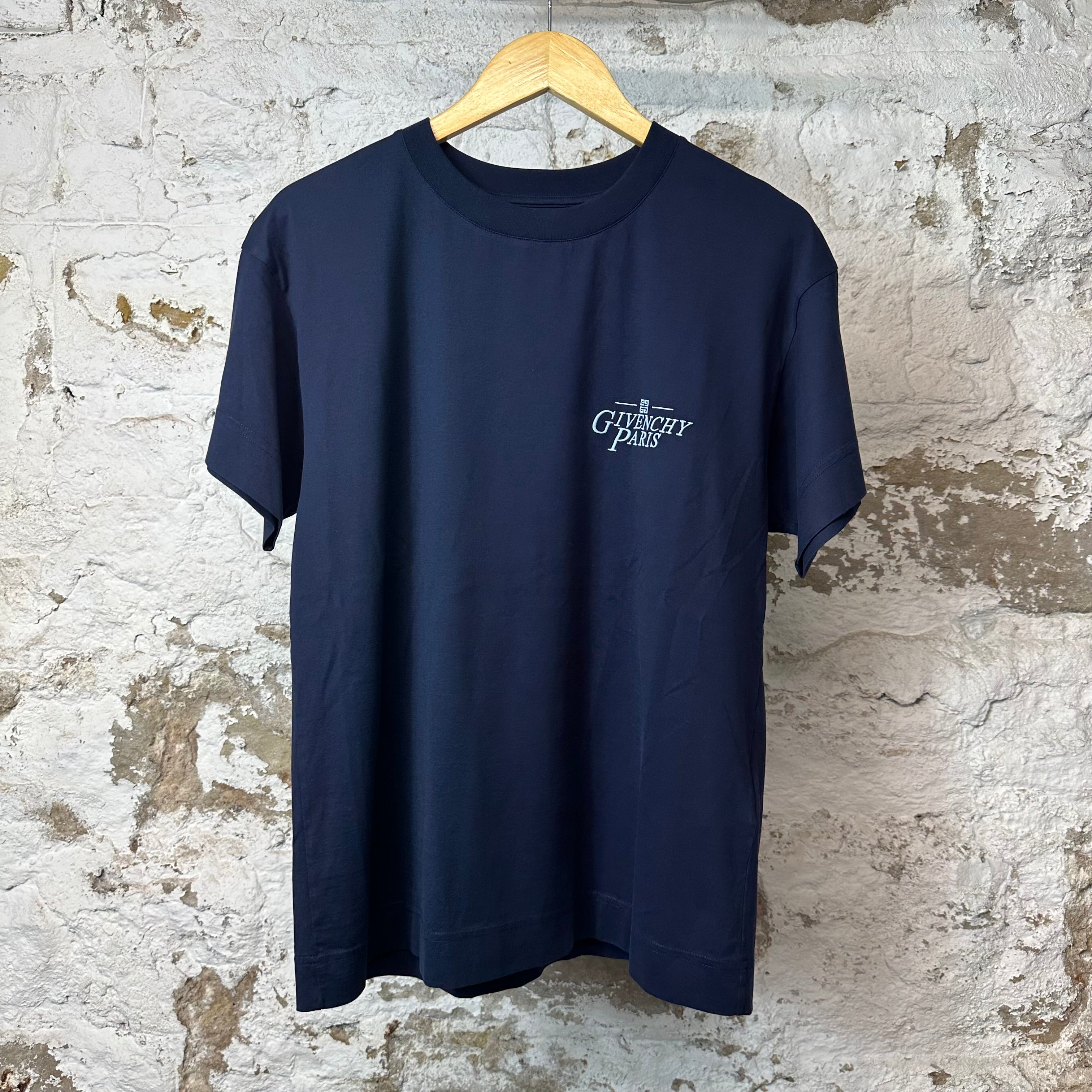 Givenchy Blue Spell Logo T-shirt Navy Sz XS