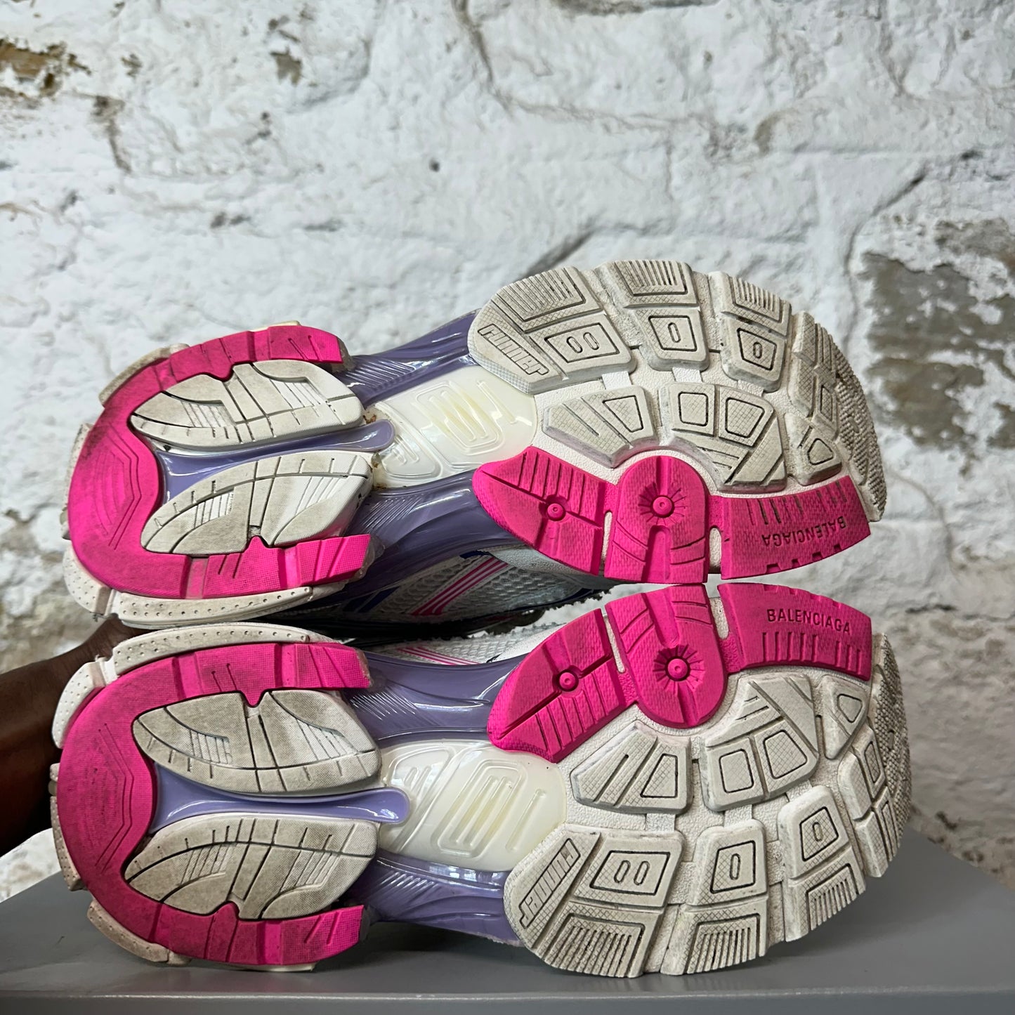 Balenciaga Runner Pink Blue White Sneaker Sz 6 (38)