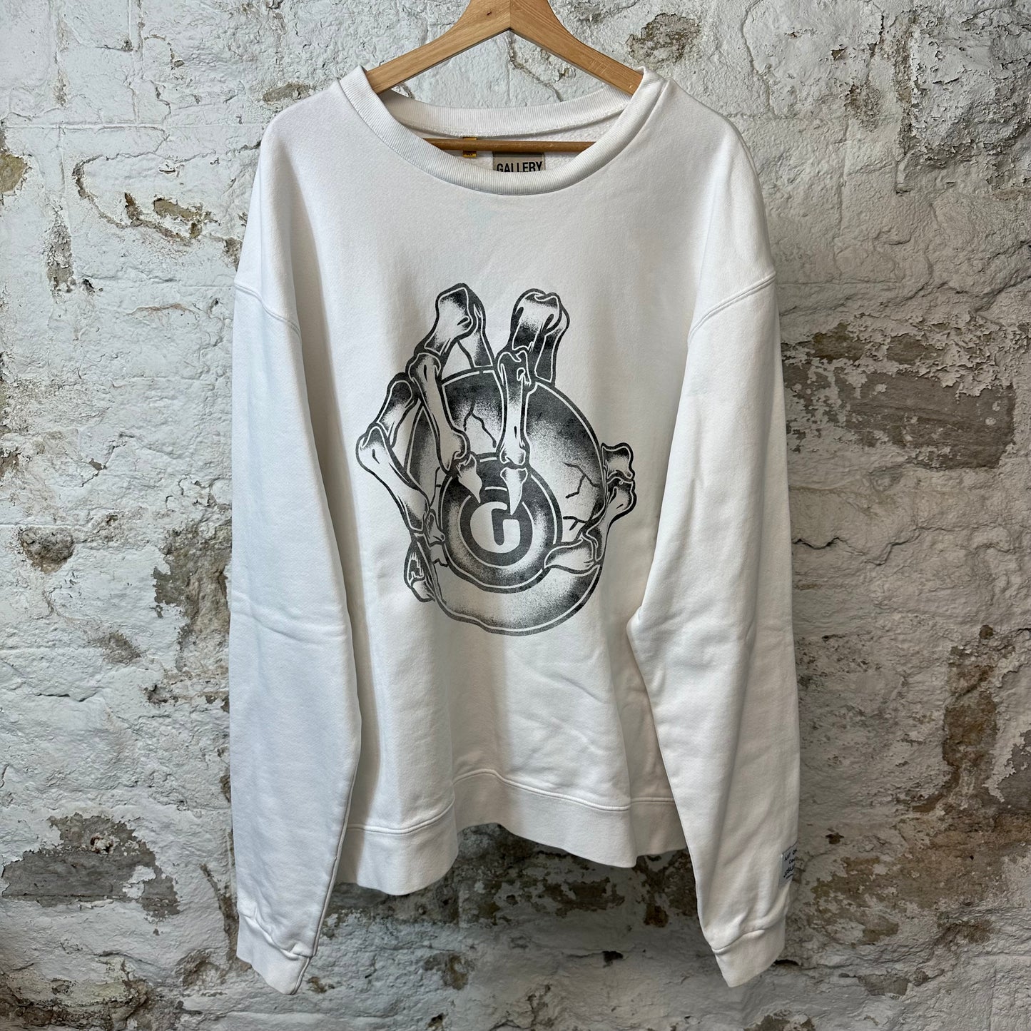 Gallery Dept G Ball Crewneck White Sz XXL