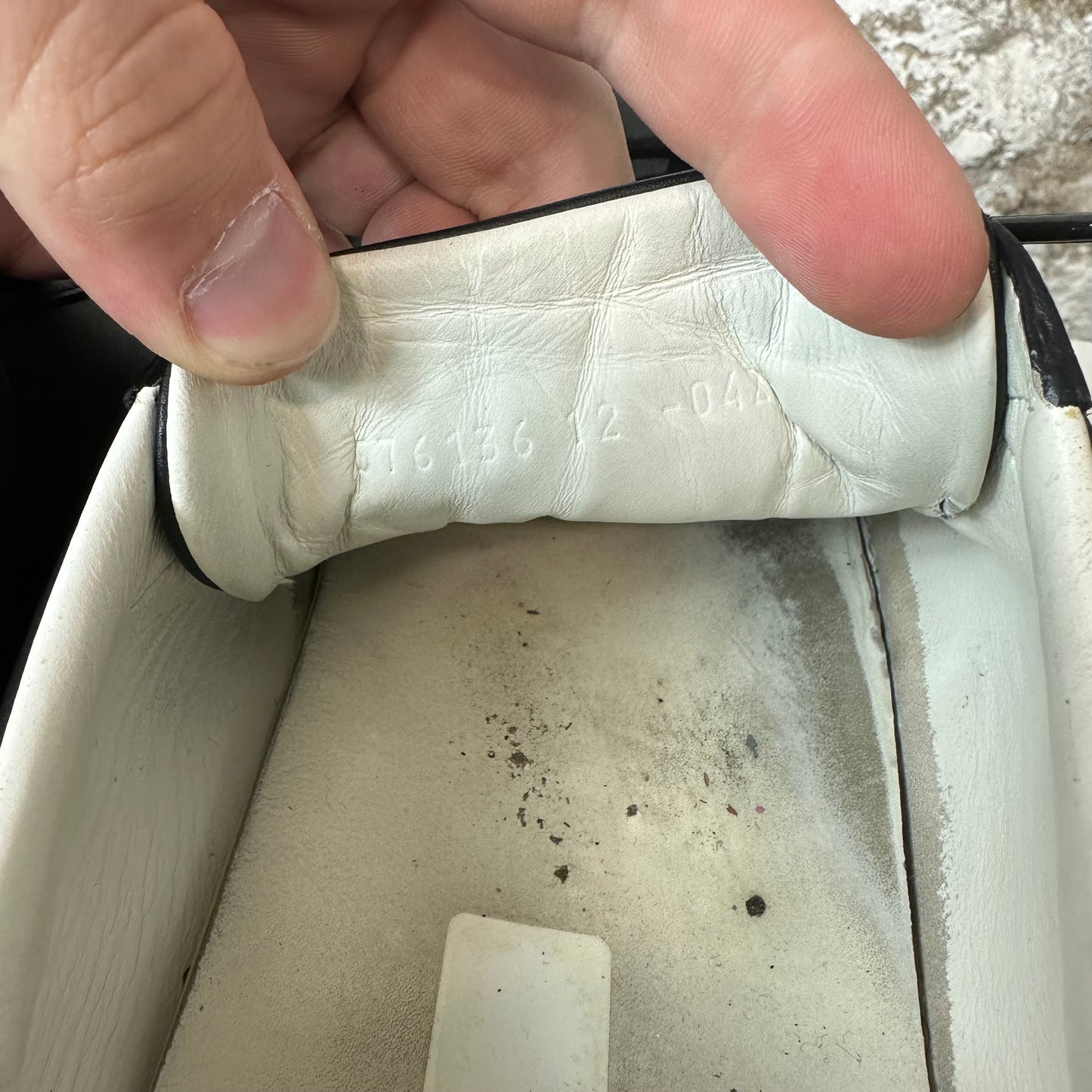 Gucci Green Red Logo Black Ace Sneaker Sz 12 No Box