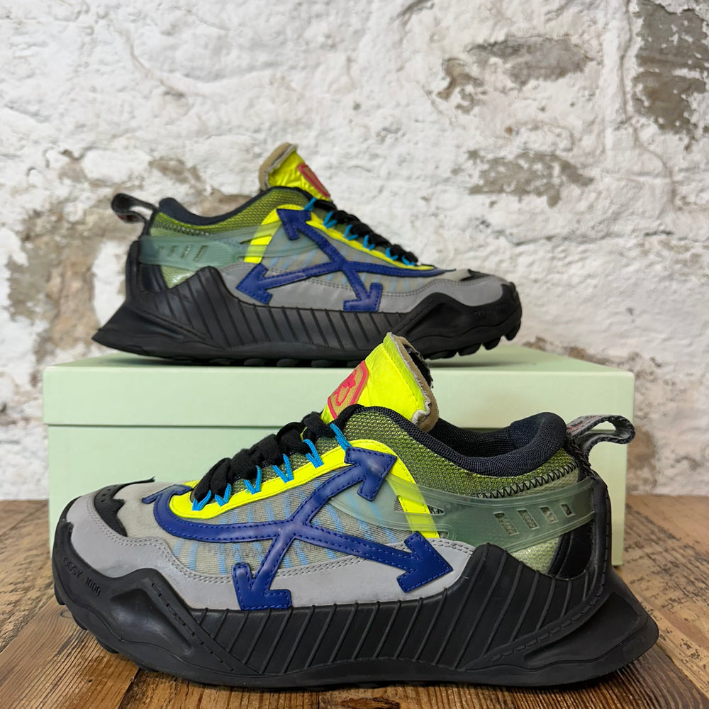 Off-White ODSY 1000 Blue Yellow Black Sneaker Sz 9 (42)