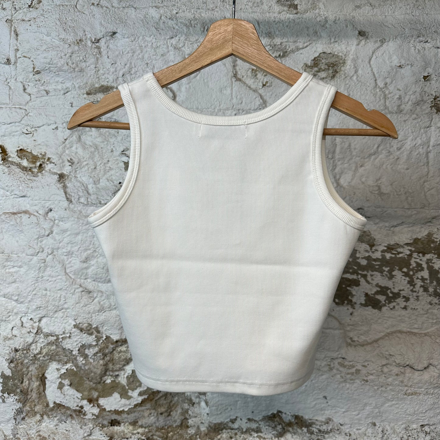 Vale White Tank Top