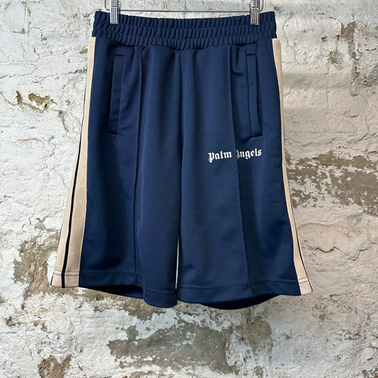 Palm Angels Navy Track Shorts Sz S