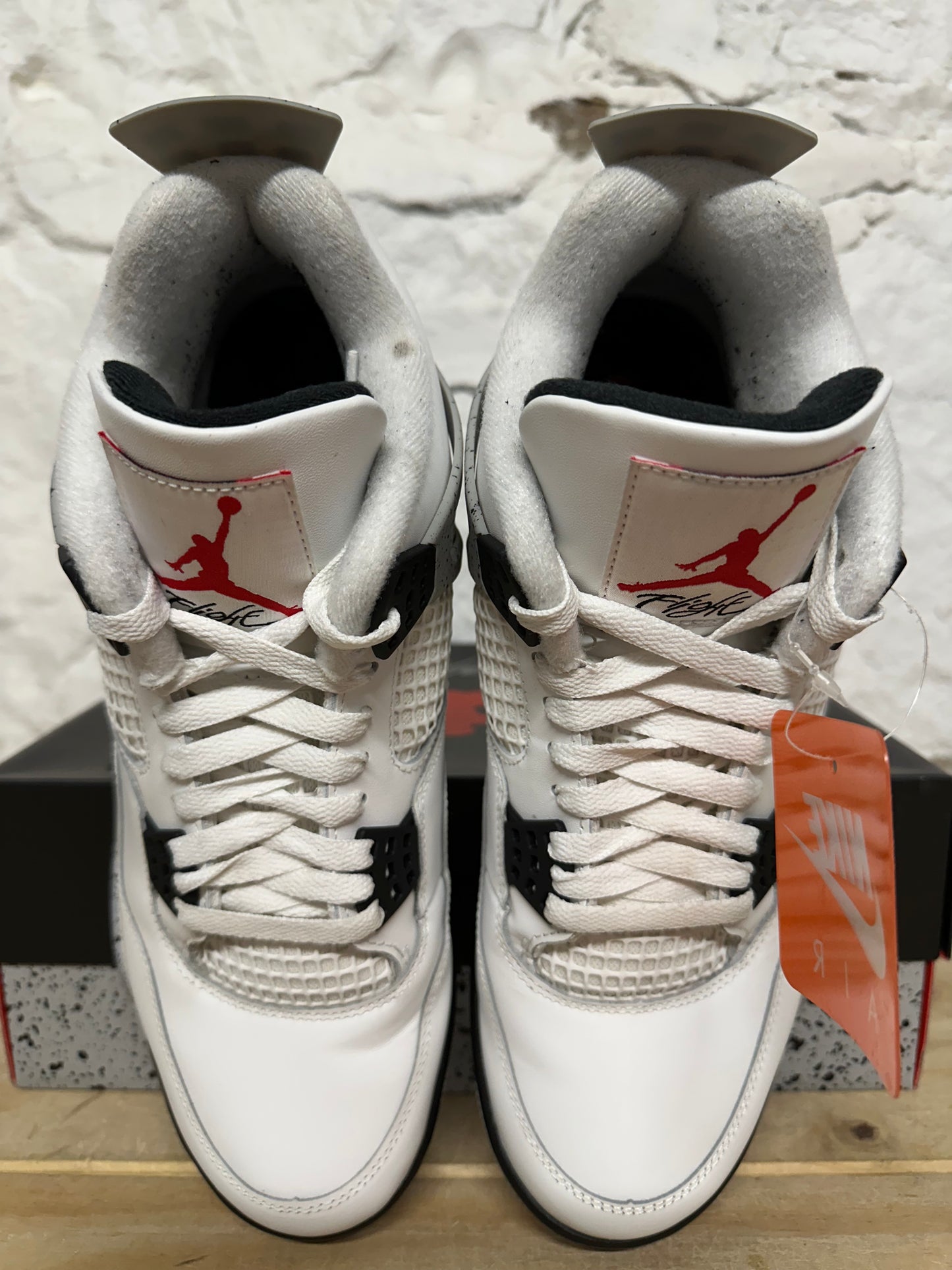 Air Jordan 4 White Cement Sz 11