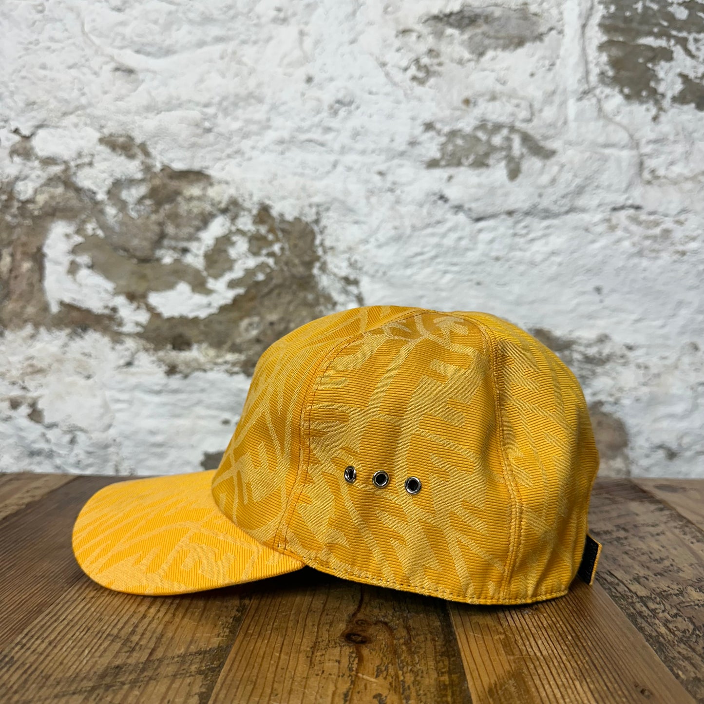Fendi Yellow Motif Monogram Hat