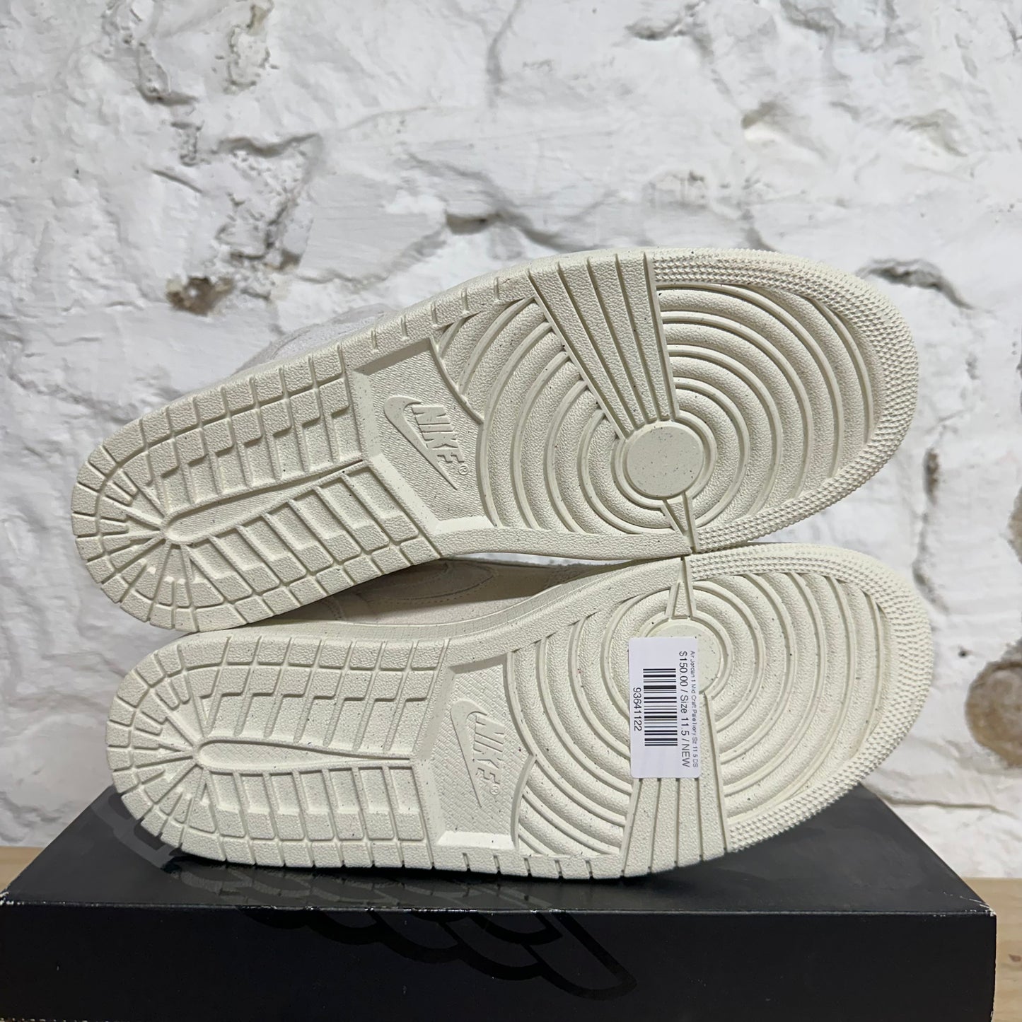 Air Jordan 1 Mid Craft Pale Ivory Sz 11.5 DS