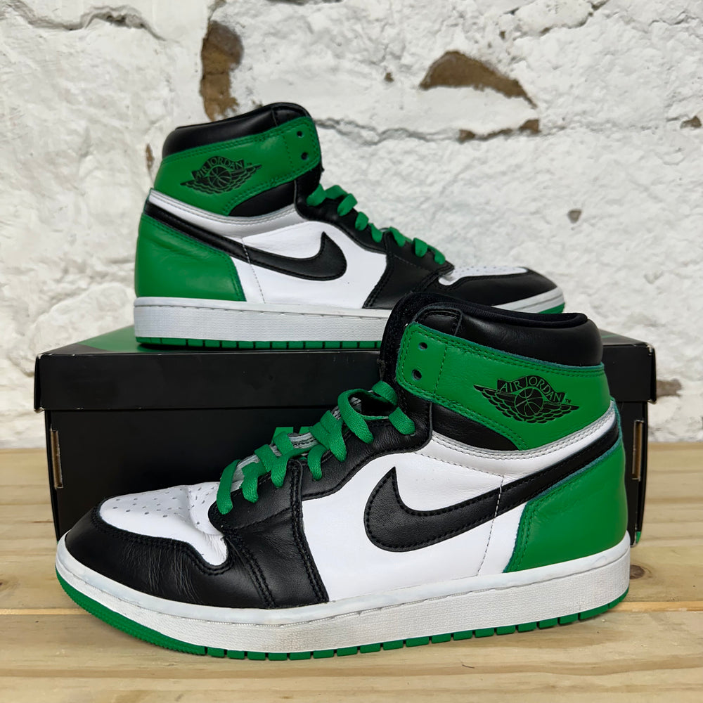 Air Jordan 1 High Lucky Green Sz 9