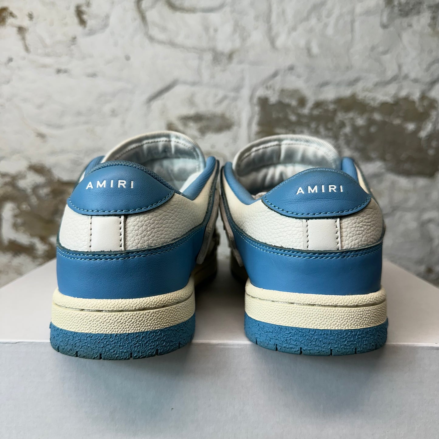 Amiri White Skeleton Sky Blue White Sneaker Sz 9 (42)