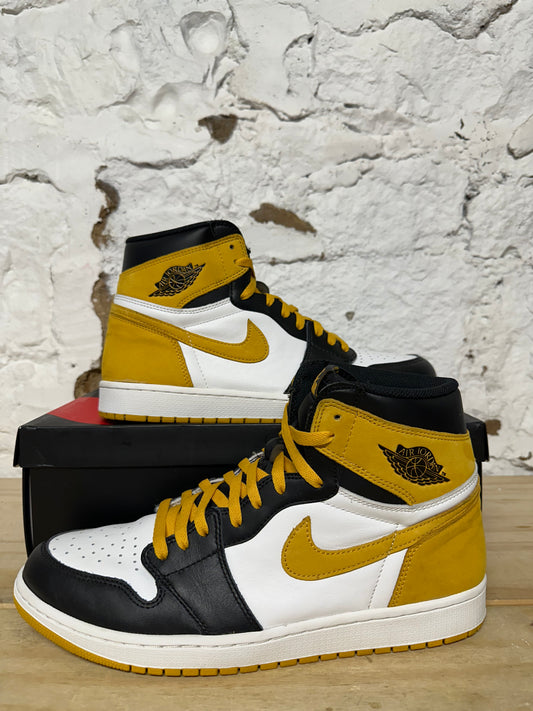 Air Jordan 1 High Yellow Ochre Sz 13