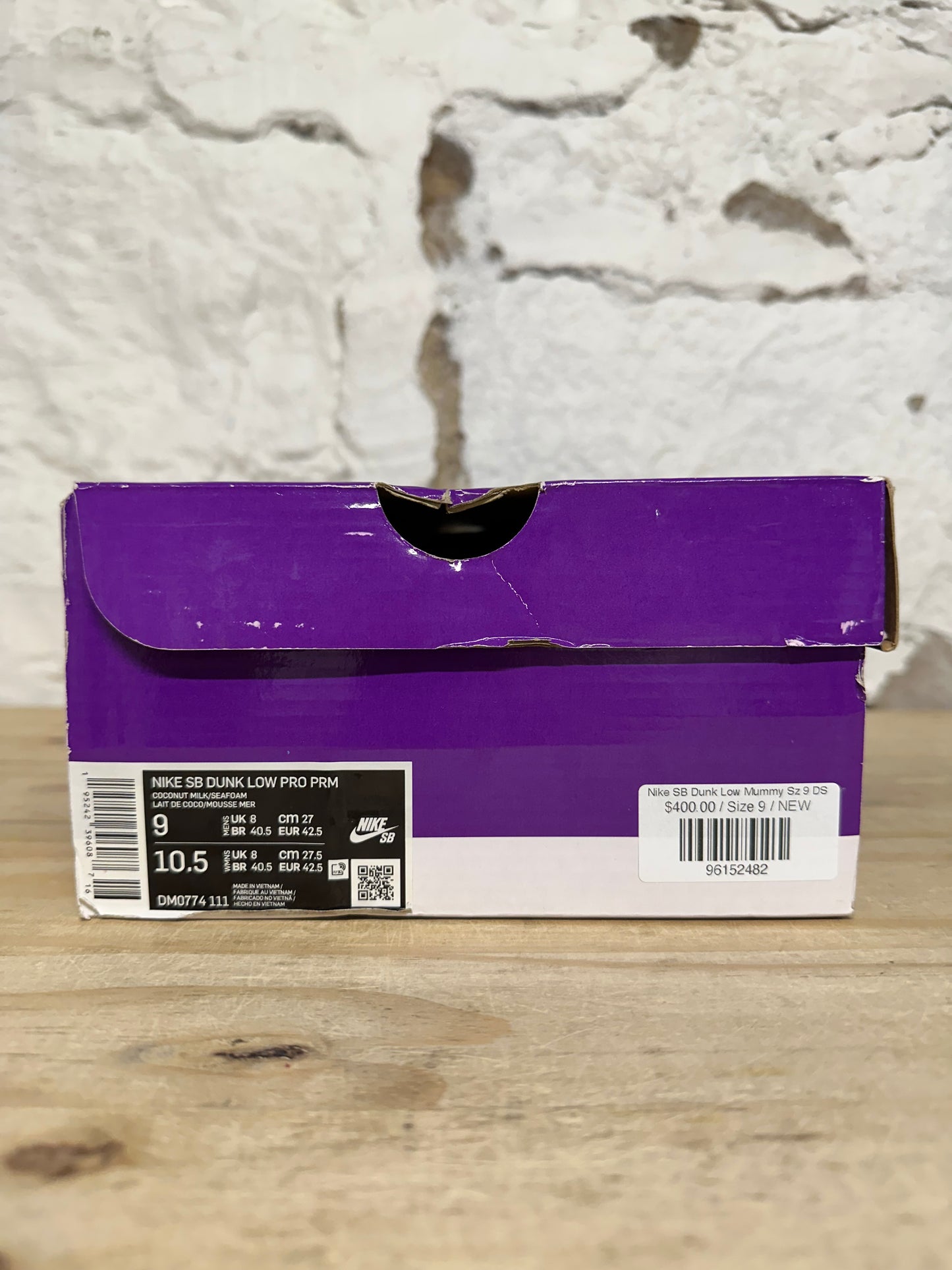 Nike SB Dunk Low Mummy Sz 9 DS