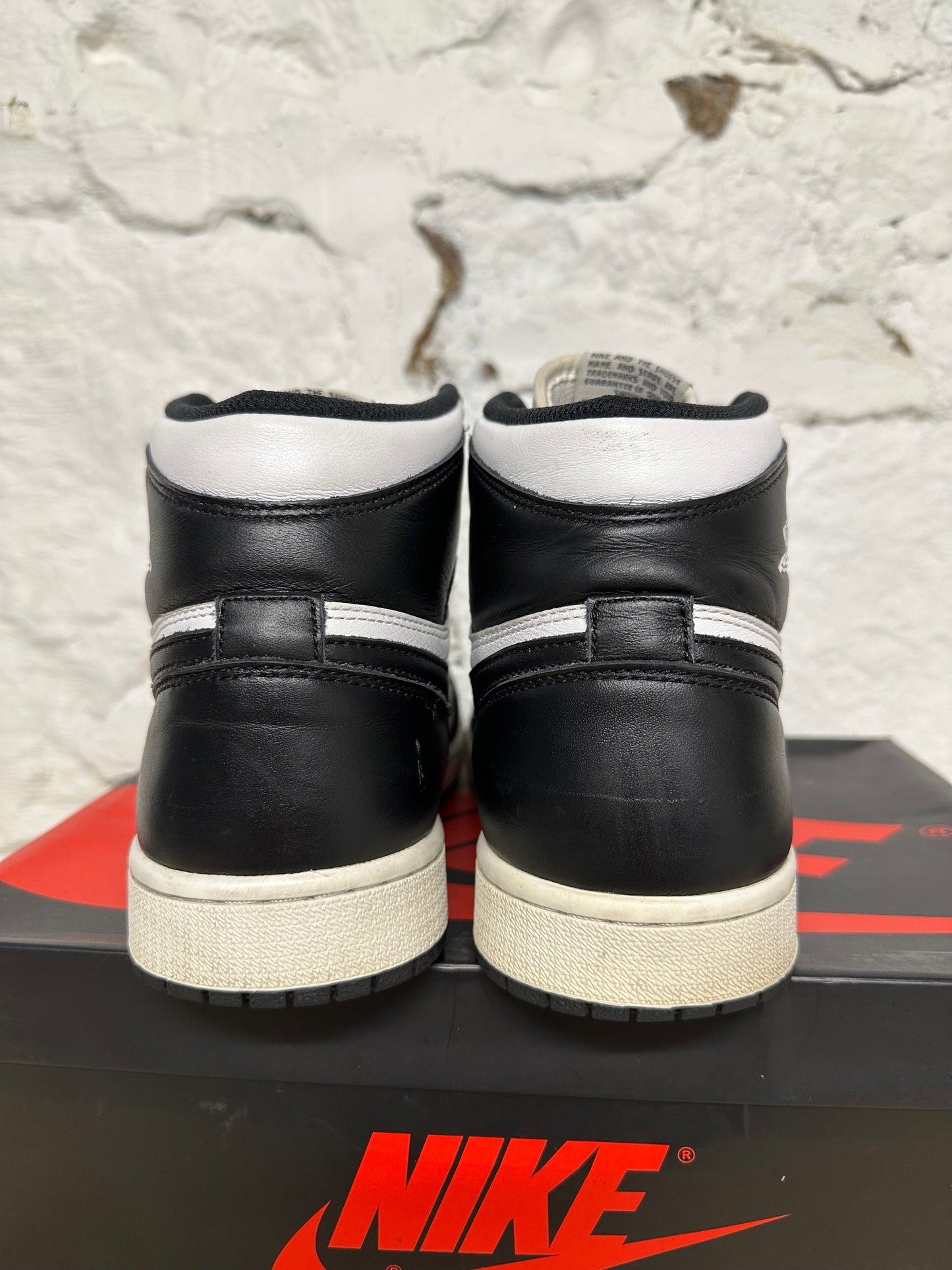 Air Jordan 1 High Black White (2014) Sz 10.5