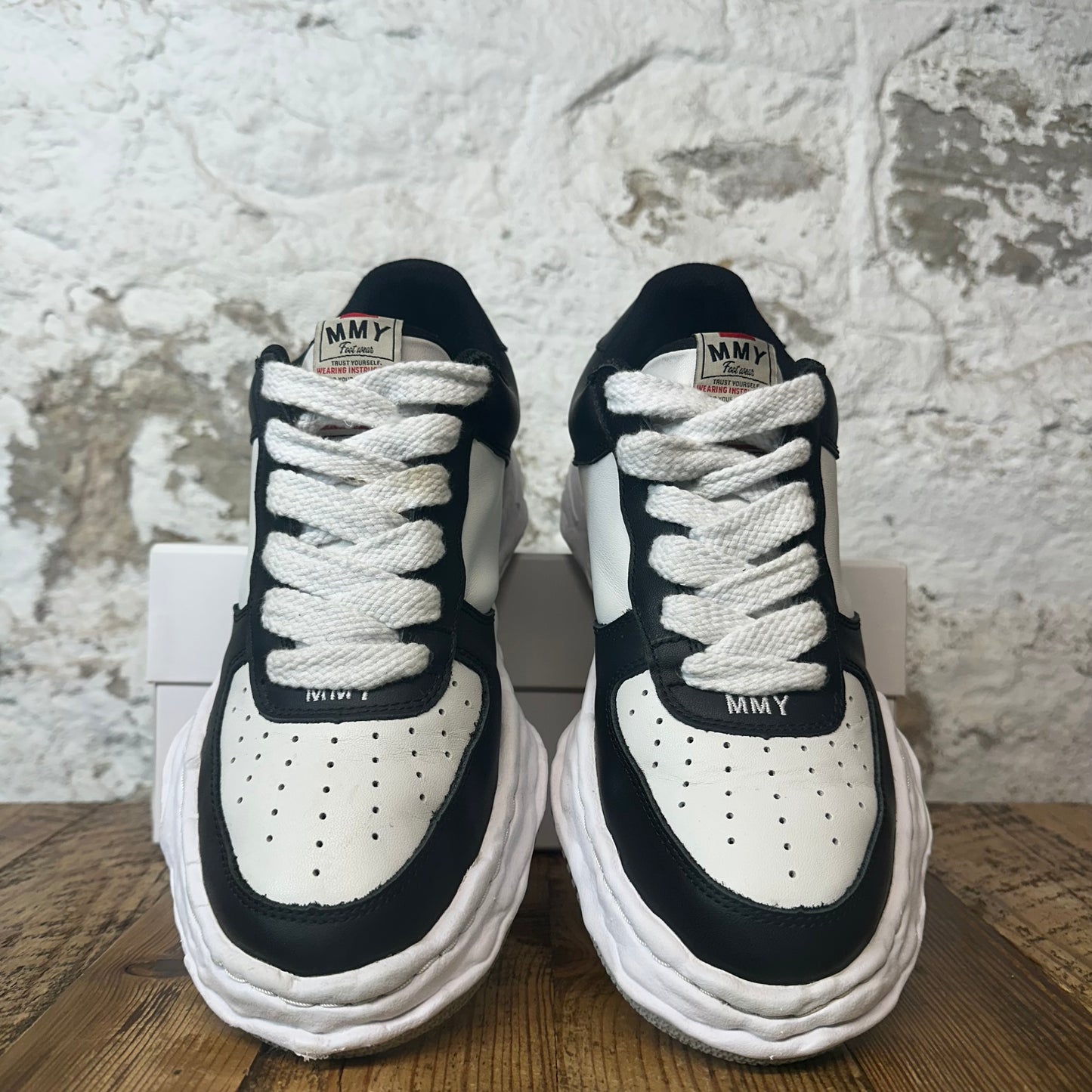 Maison Mihara Black White Wayne Sneaker Sz 11 (44)