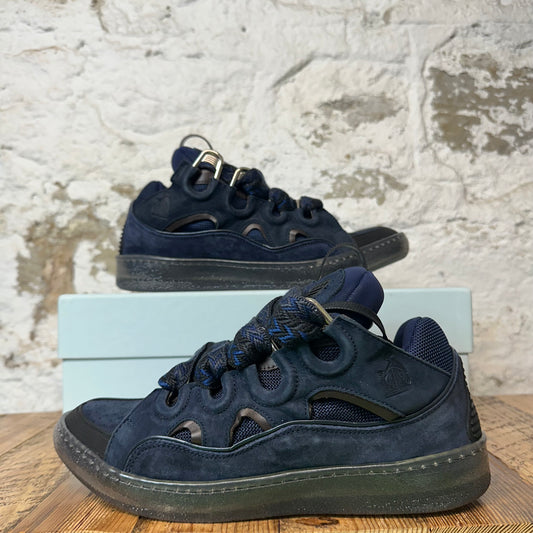 Lanvin Curb Navy Sneaker