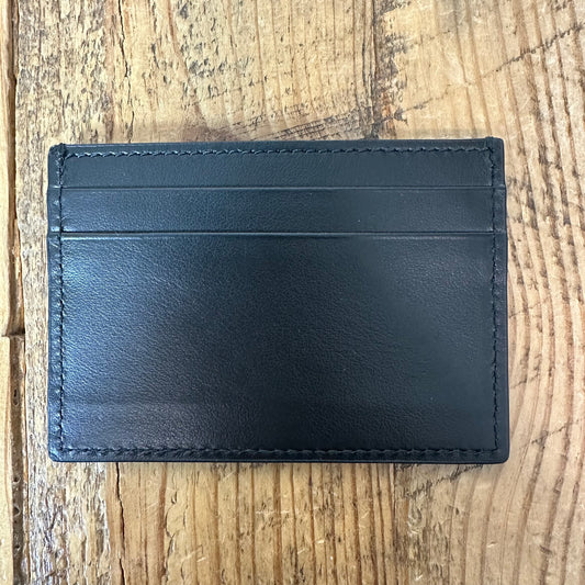 Gucci Gold Logo Black Leather Card Holder