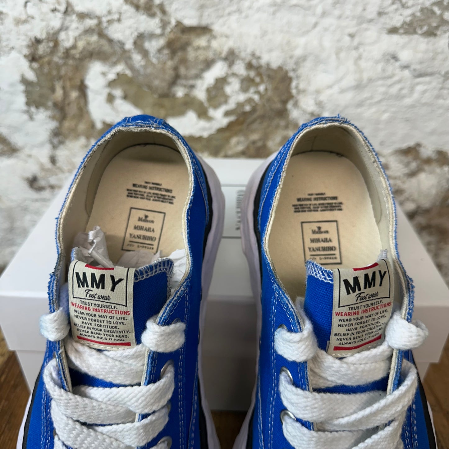 Maison Mihara Blue White Peterson 23 Sneaker Sz 12 (45)