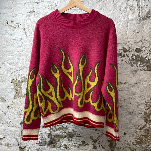 Palm Angels Pink Sweater Sz M