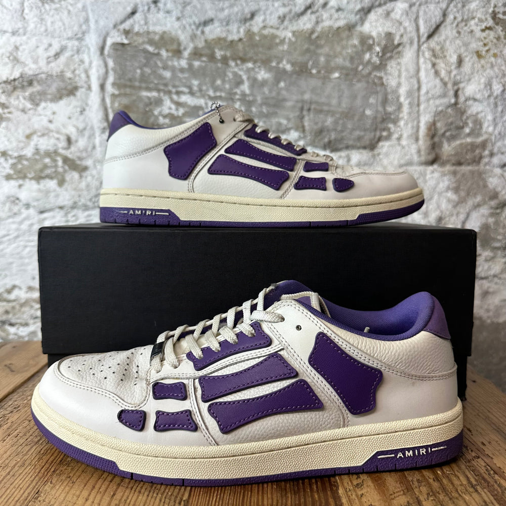 Amiri Purple Skeleton White Sneaker Sz 10 (43)