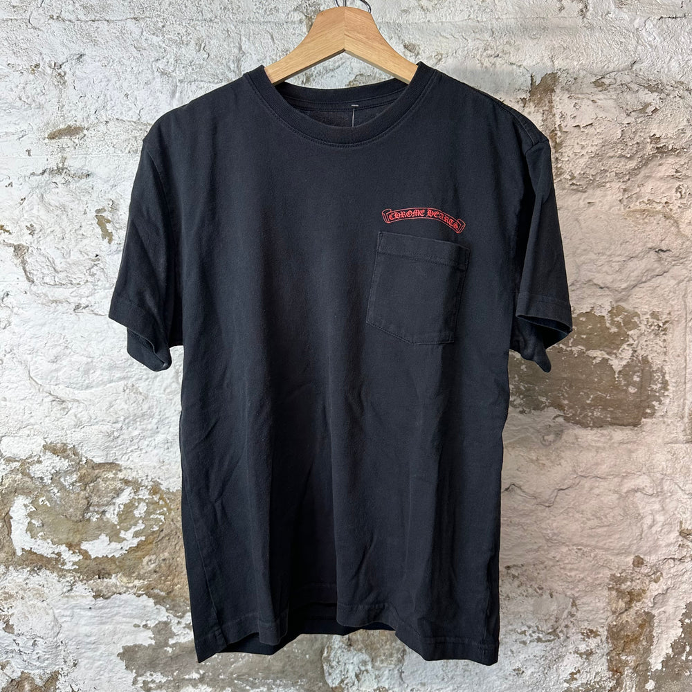 Chrome Hearts Matty Boy Chomper Black T-Shirt Sz S