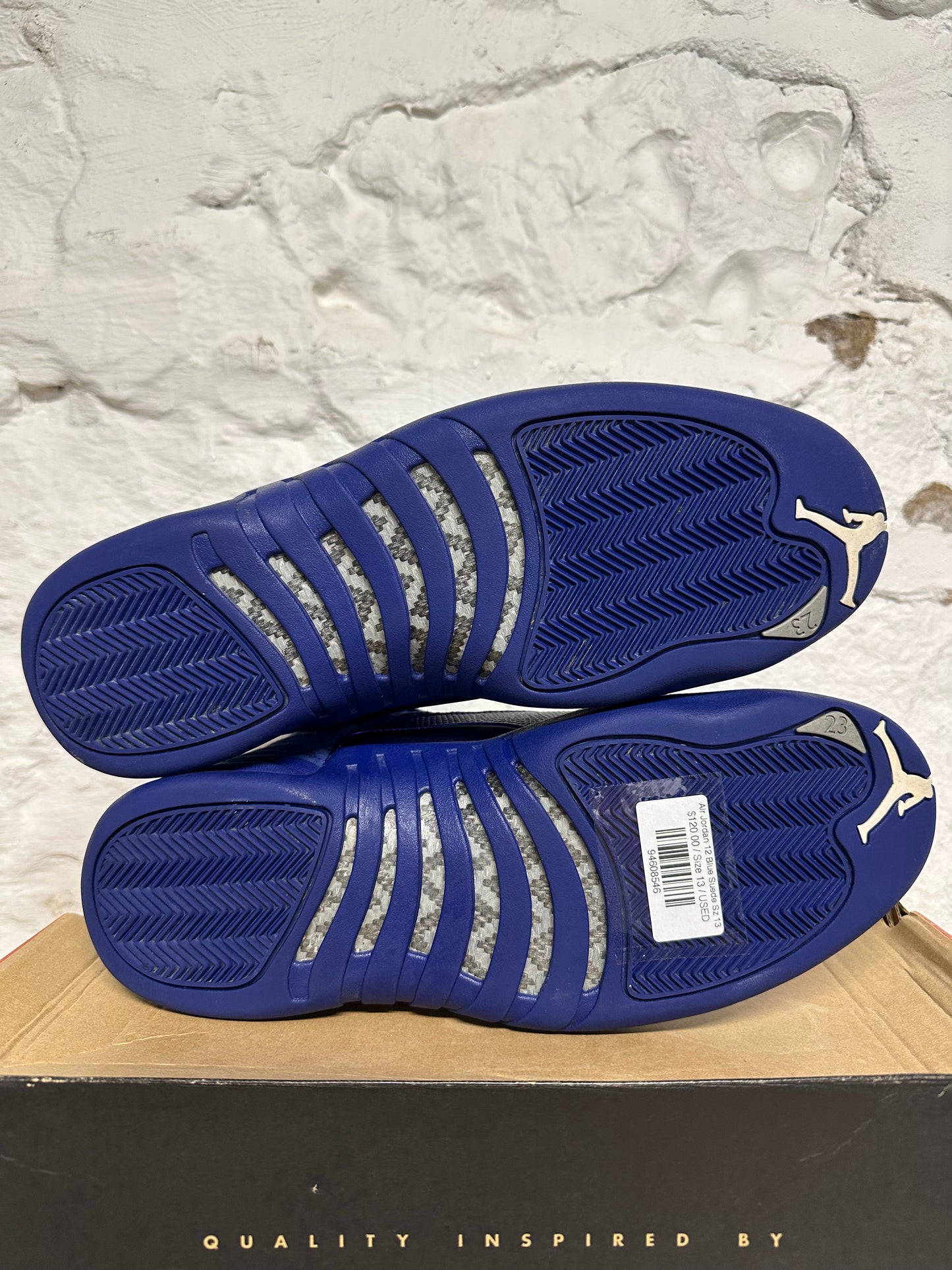 Air Jordan 12 Blue Suede Sz 13