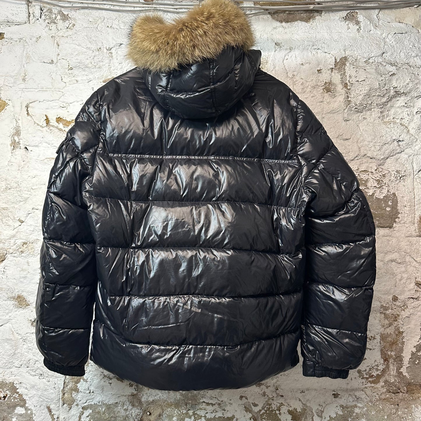 Moncler Marque Guibbotto Black Puffer Jacket Sz XL (5)