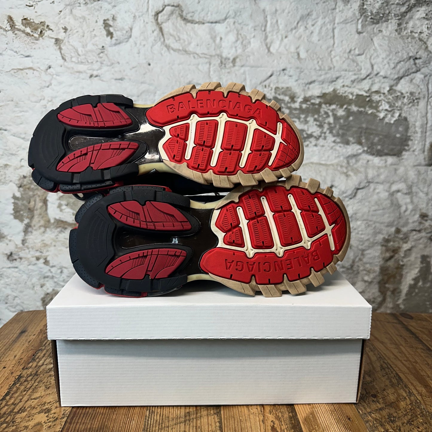 Balenciaga Track Runner Striped Lace Black Sneaker Sz 12 (45)