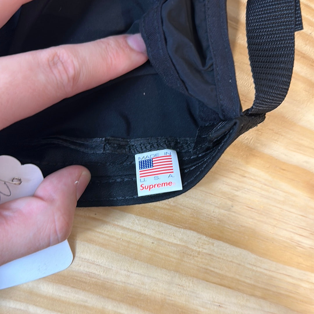 Supreme Clear Patch Camp Cap (FW18) Black Hat