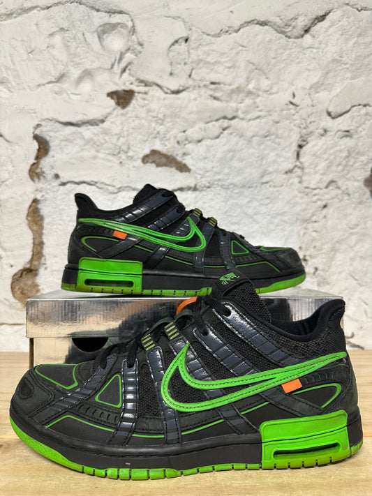 Nike Air Rubber Dunk Off-White Green Strike Sz 10.5