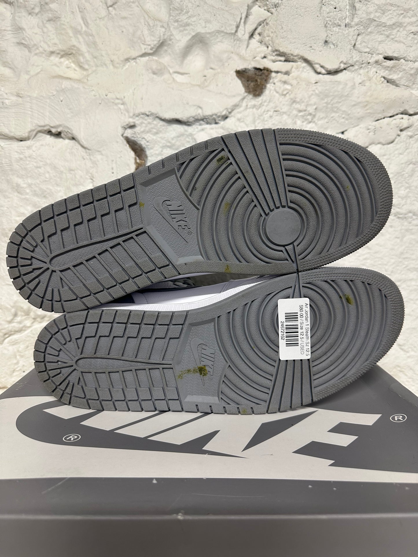 Air Jordan 1 High Stealth Sz 12.5