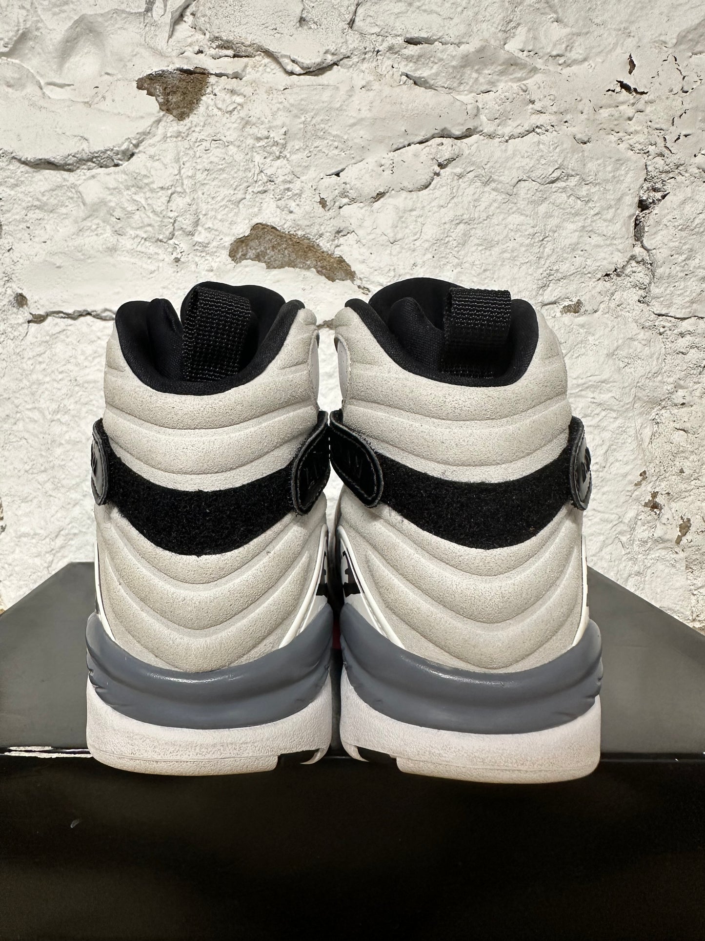 Air Jordan 8 White Burgundy Sz 7.5 (9W)