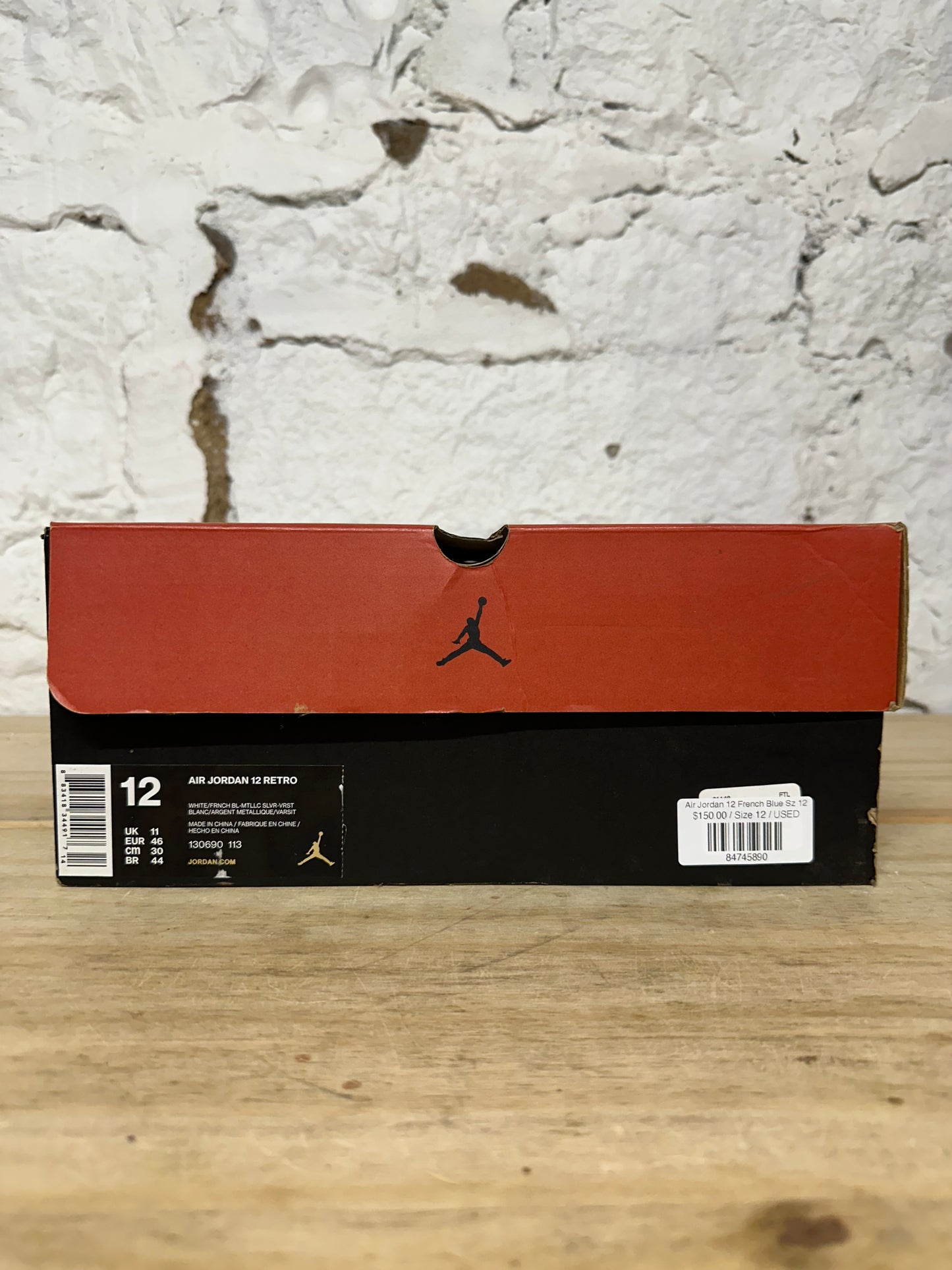 Air Jordan 12 French Blue Sz 12