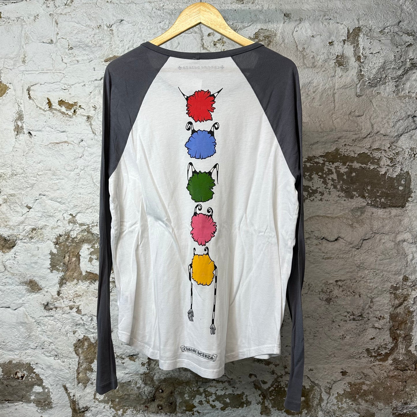 Chrome Hearts Matty Boy Spine L/s White Sz XL