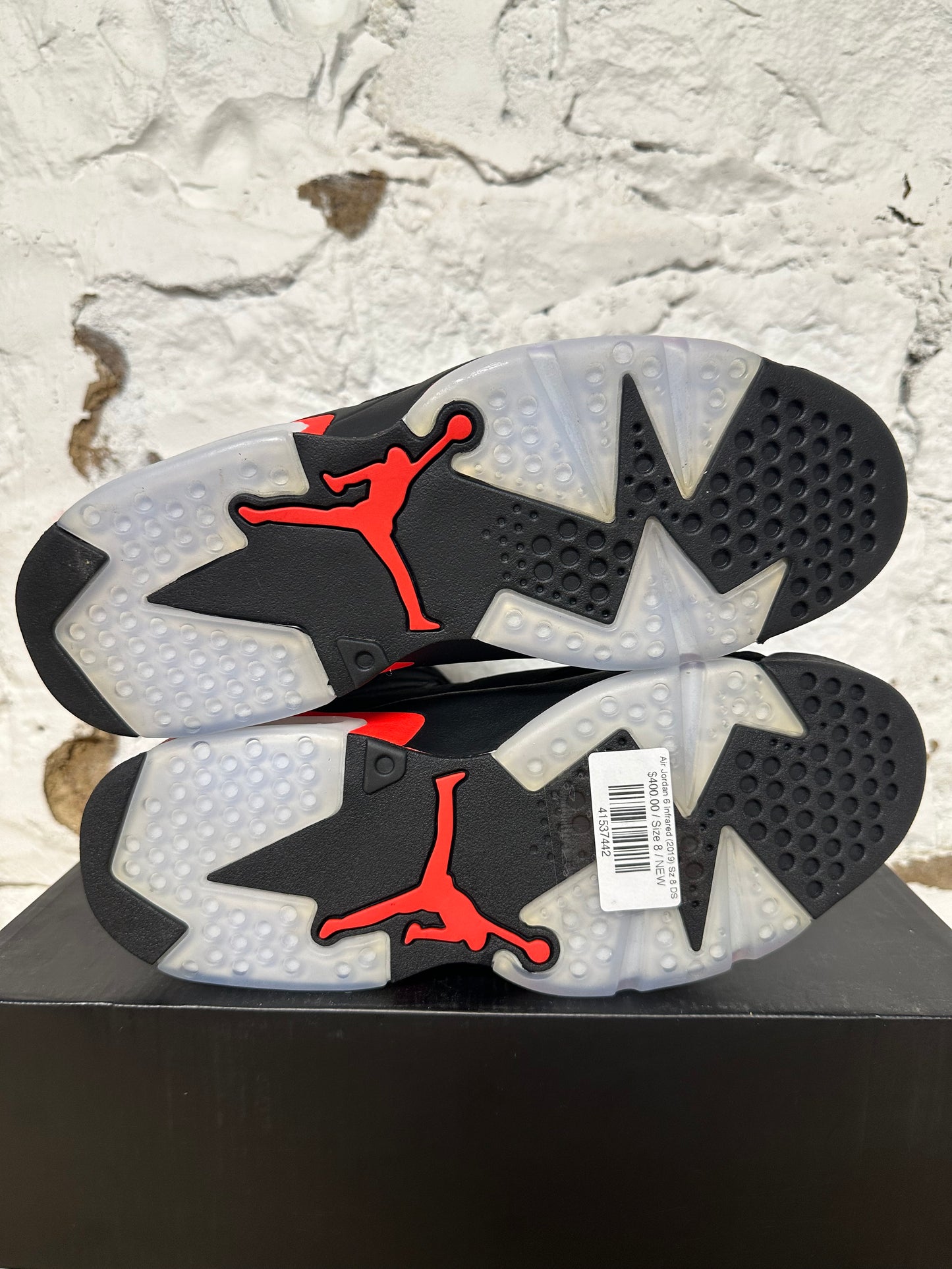 Air Jordan 6 Infrared Black (2019) Sz 8 DS