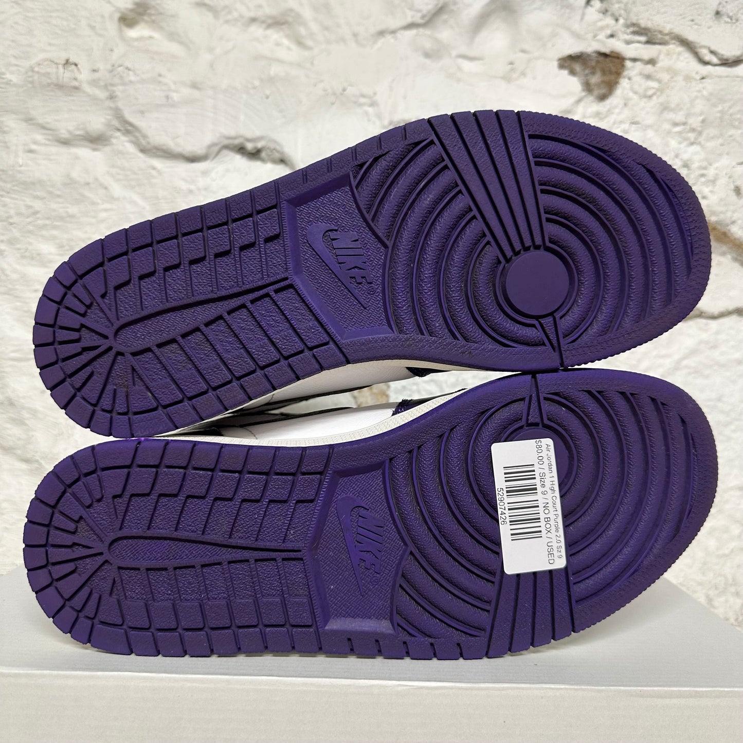Air Jordan 1 High Court Purple 2.0 Sz 9