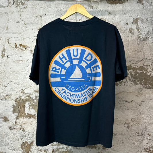 Rhude Yachtmaster T-shirt Black Sz S