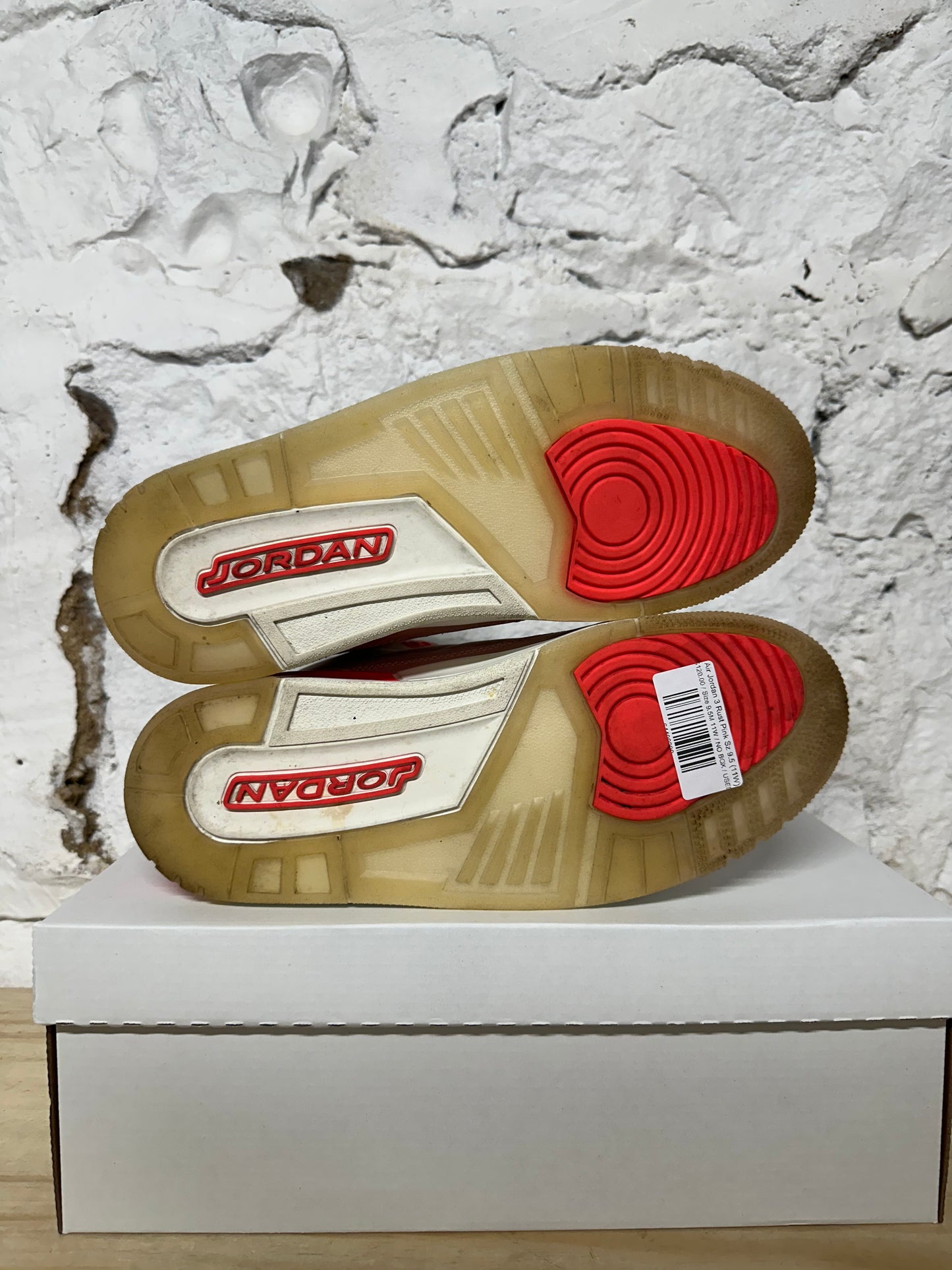 Air Jordan 3 Rust Pink Sz 9.5 (11W)