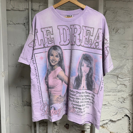 Vale Brittney Spears Pink T-Shirt Sz XL