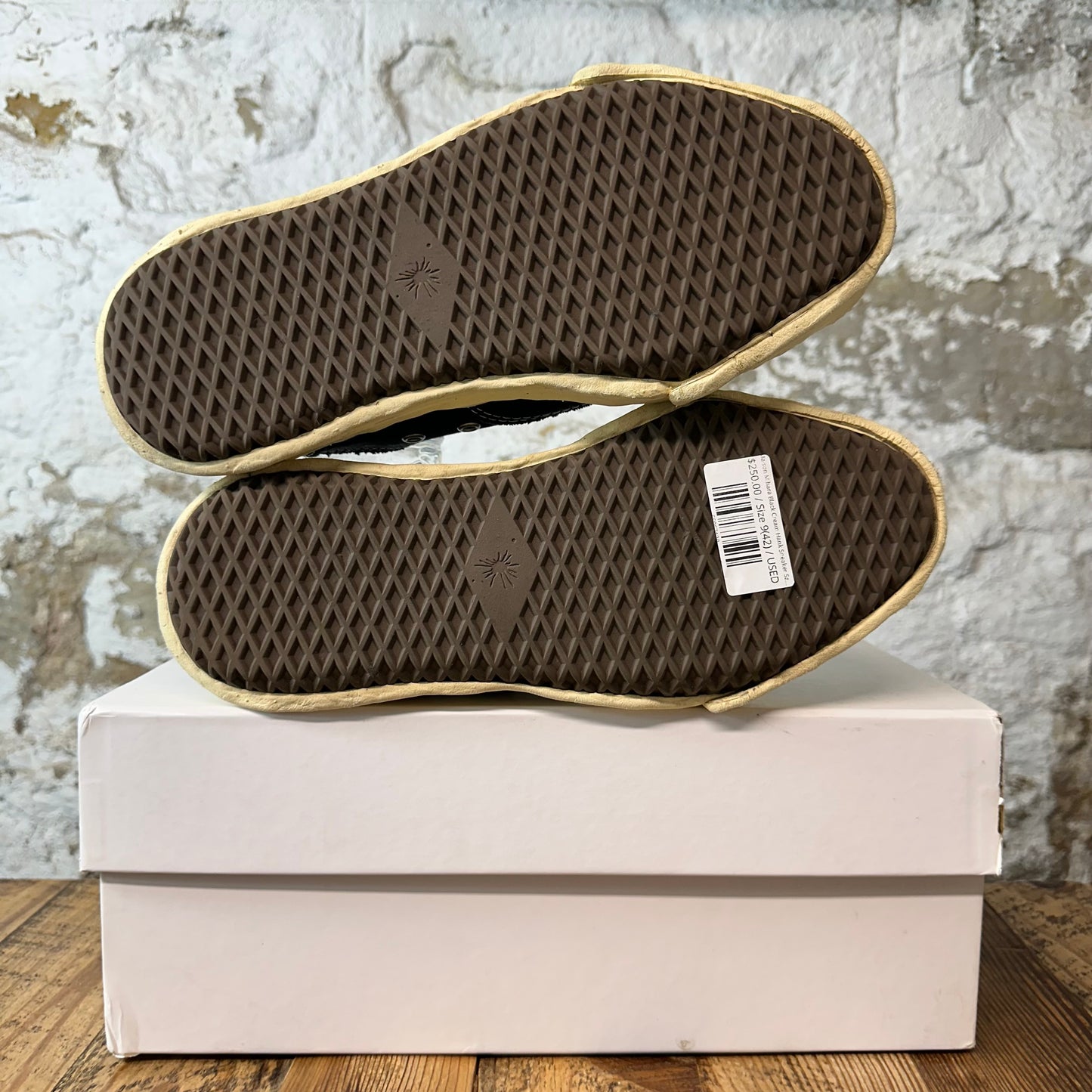 Maison Mihara Black Cream Hank Sneaker Sz 9 (42)