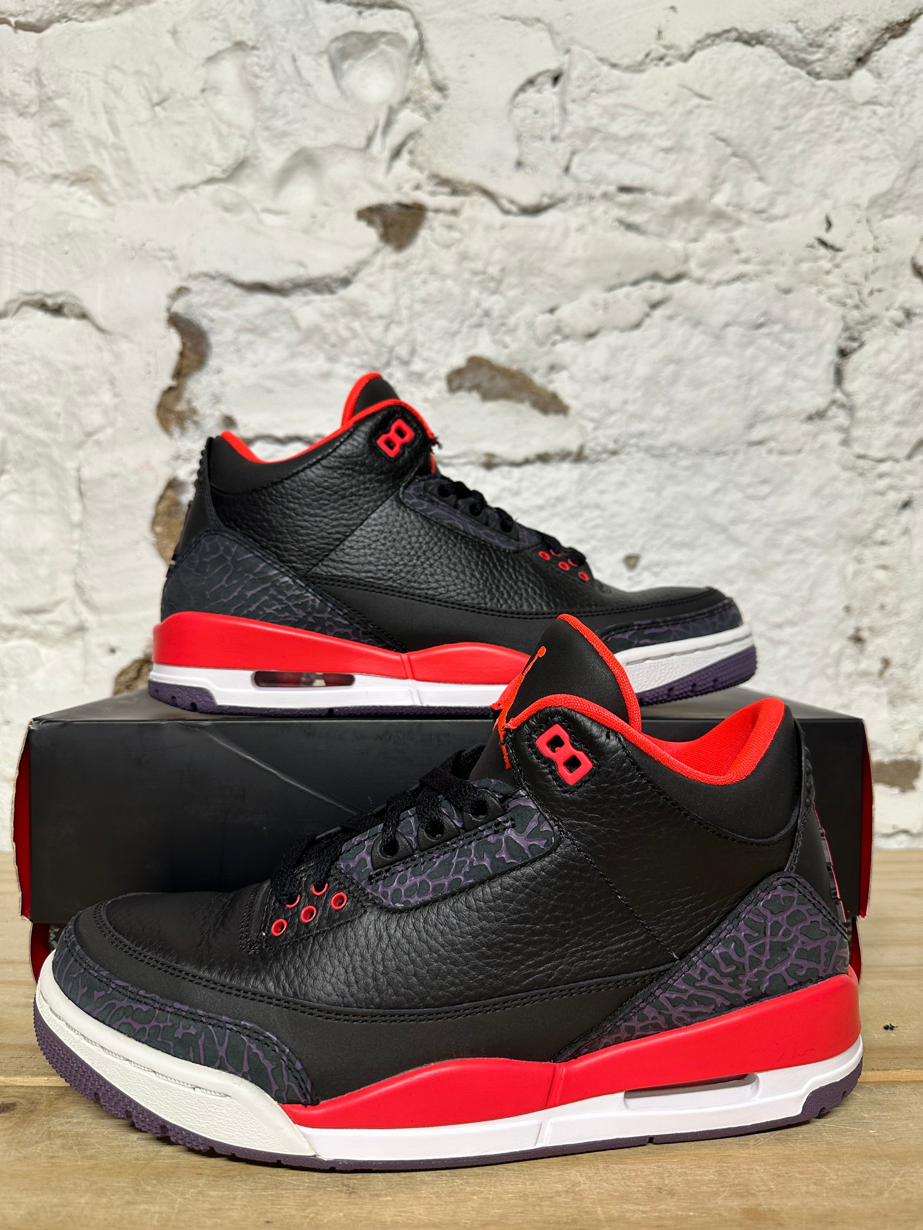 Air Jordan 3 Crimson Sz 8