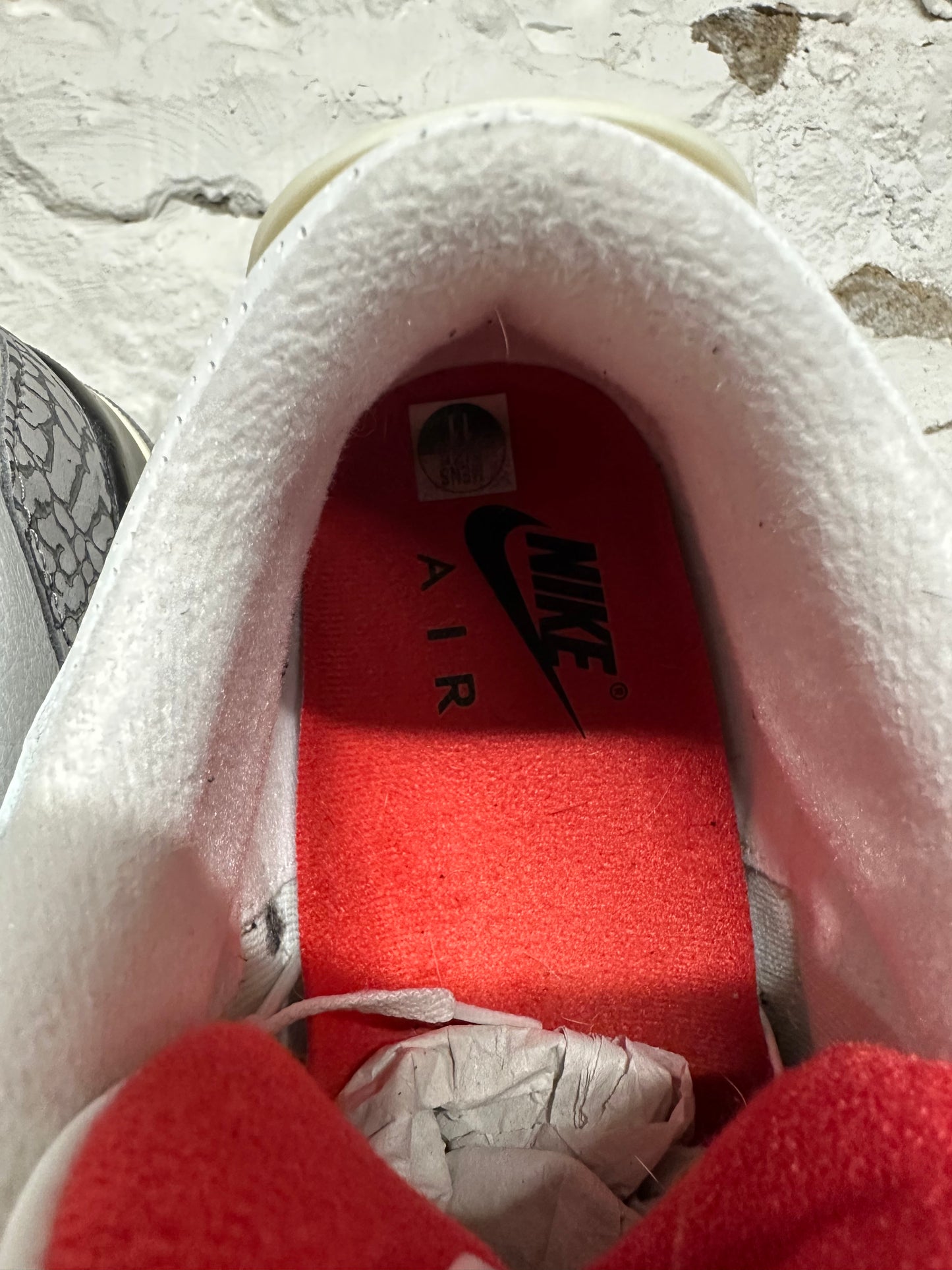 Air Jordan 3 White Cement Reimagined Sz 11